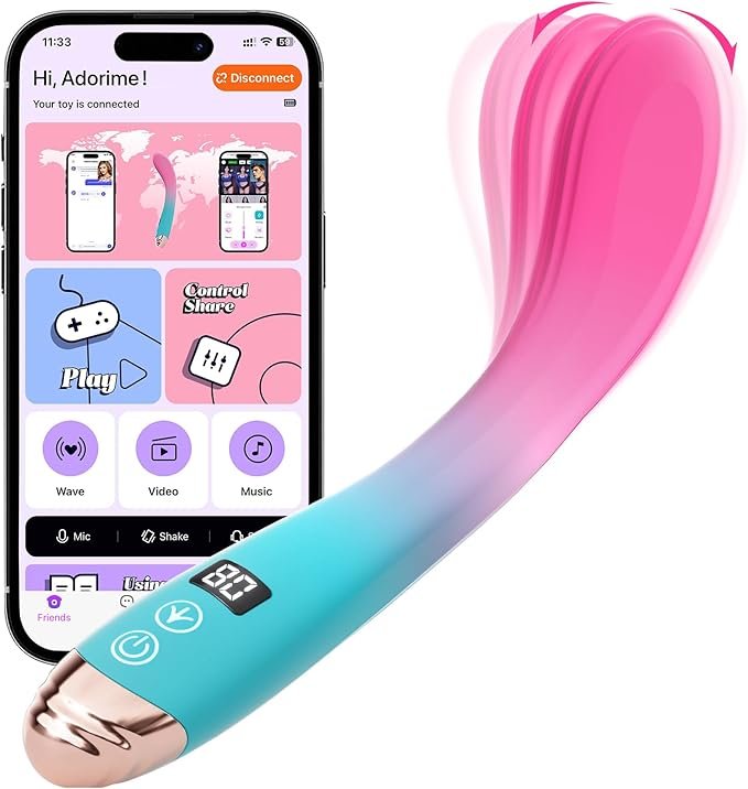 Vibrador curvado